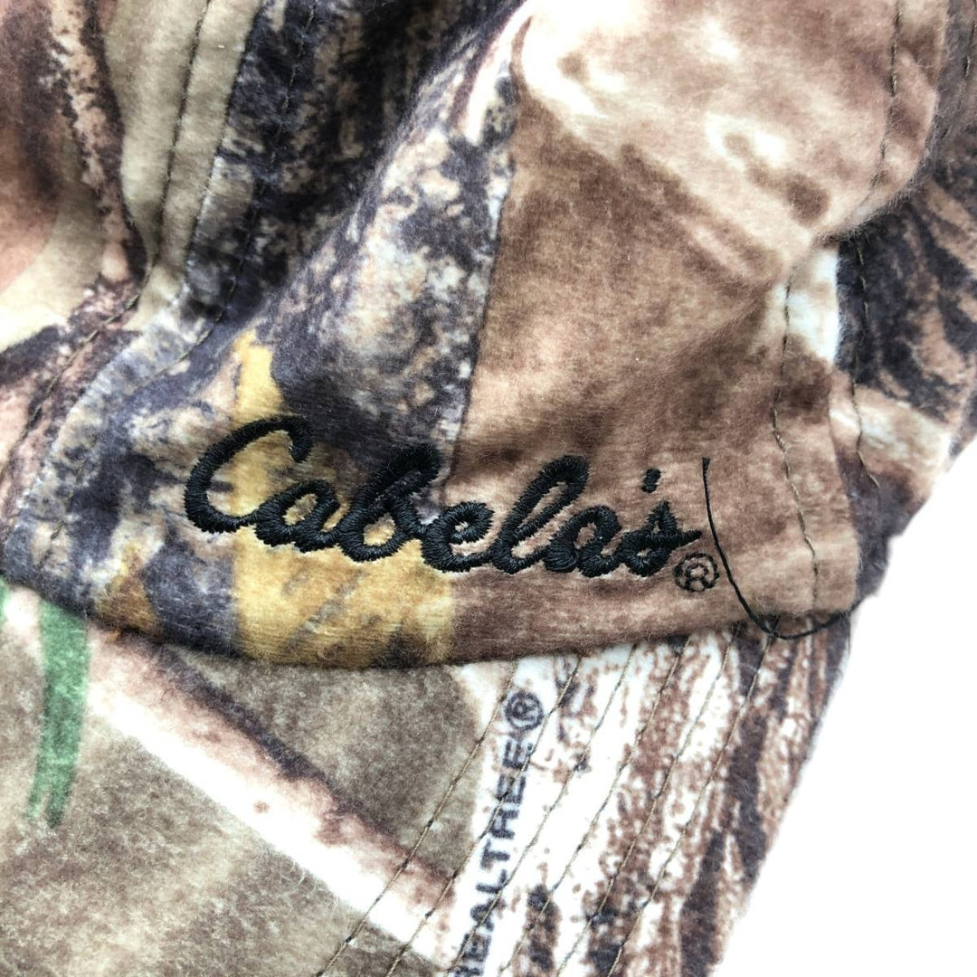 90s-00'S Cabelas Camouflage Pattern Real Tree Camo GORE-TEX Earflap Cap (One Size Fits All) unclear Khaki type Vintage Second Hand