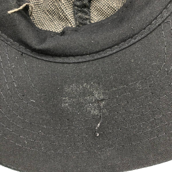 90s-era NISSIN Two-Tone Baseball Cap, 6-Panel Cap, One Size Fits All, Vintage unclear black type Vintage Second Hand