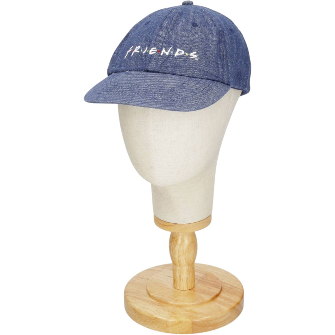 CULTUREFLY FRIENDS (Friends TV Drama) Denim Baseball Cap, 6-Panel Cap, One Size Fits All cotton blue type Vintage Second Hand