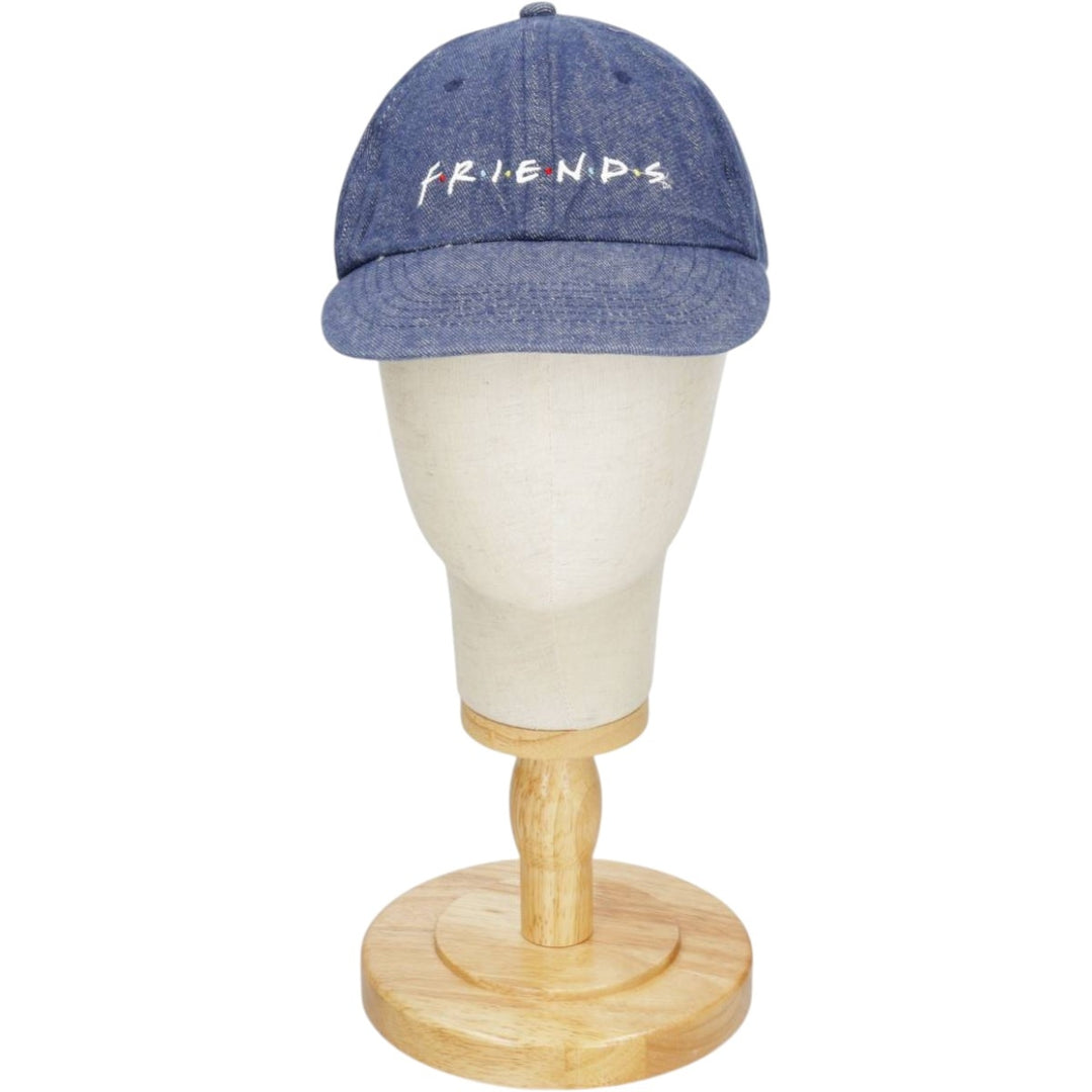 CULTUREFLY FRIENDS (Friends TV Drama) Denim Baseball Cap, 6-Panel Cap, One Size Fits All cotton blue type Vintage Second Hand