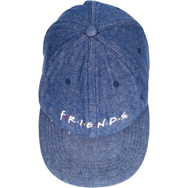 CULTUREFLY FRIENDS (Friends TV Drama) Denim Baseball Cap, 6-Panel Cap, One Size Fits All cotton blue type Vintage Second Hand