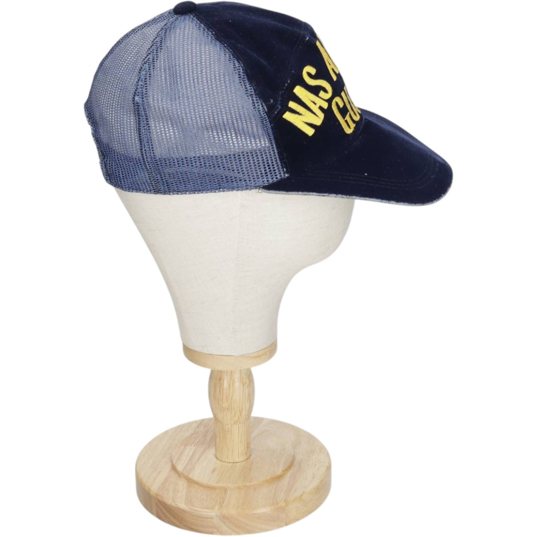 Trucker Cap, Military Style Mesh Cap, One Size Fits All unclear navy blue type Vintage Second Hand