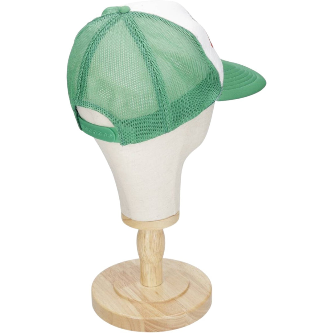 Castrol GTX Mesh Cap, One Size Fits All, Tracker Cap, Advertising polyester green type Vintage Second Hand