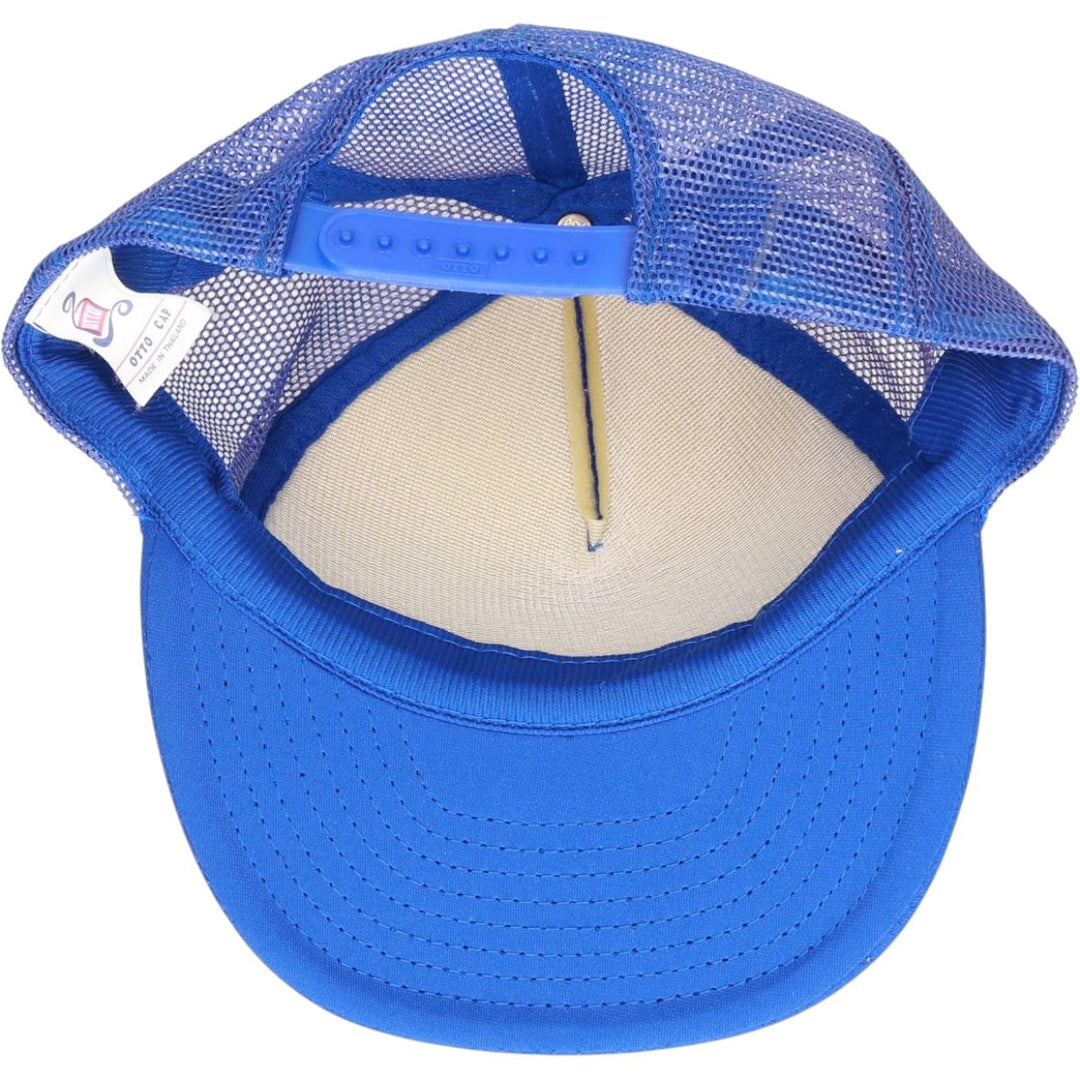 90'S OTTO Trucker Cap Mesh Cap One Size Fits All Vintage polyester blue type Vintage Second Hand
