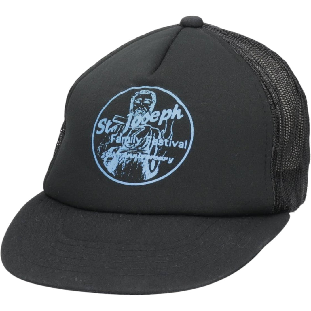 YUPOONG SHOWCASE Trucker Cap Mesh Cap One Size Fits All Vintage cotton black type Vintage Second Hand