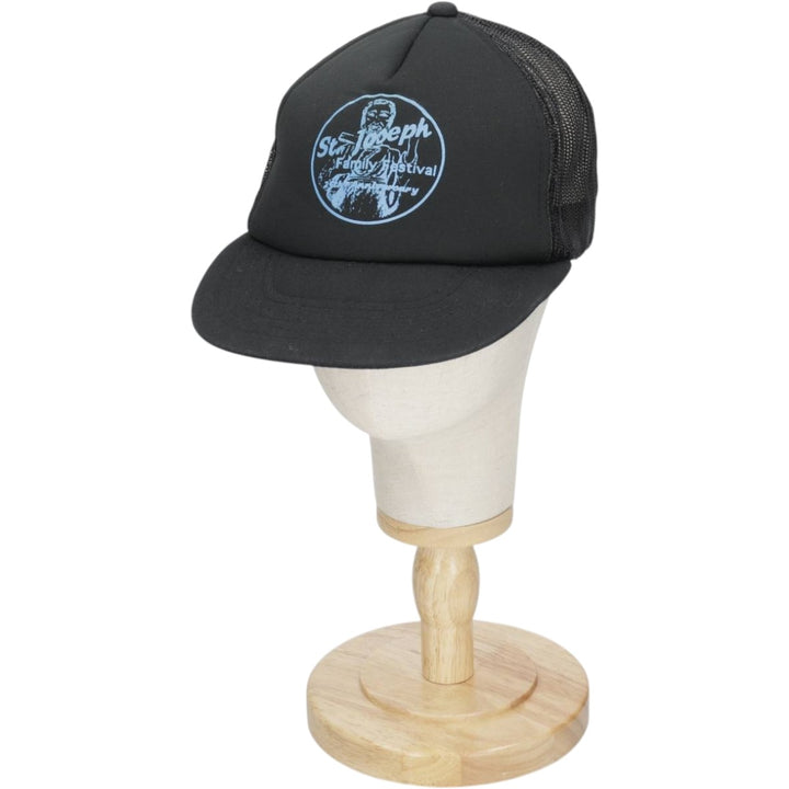 YUPOONG SHOWCASE Trucker Cap Mesh Cap One Size Fits All Vintage cotton black type Vintage Second Hand