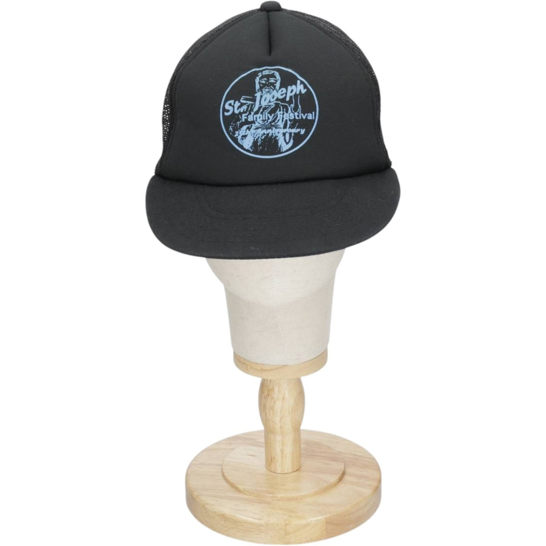 YUPOONG SHOWCASE Trucker Cap Mesh Cap One Size Fits All Vintage cotton black type Vintage Second Hand