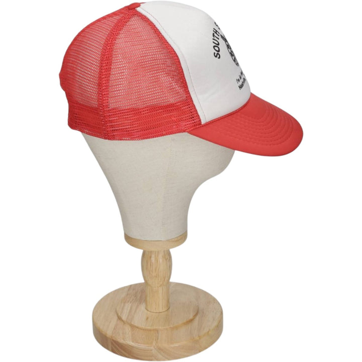 COBRA CAPS SOUTH SIDE PUB Trucker Cap Advertising Mesh Cap One Size Fits All polyester white type Vintage Second Hand