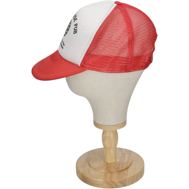 COBRA CAPS SOUTH SIDE PUB Trucker Cap Advertising Mesh Cap One Size Fits All polyester white type Vintage Second Hand
