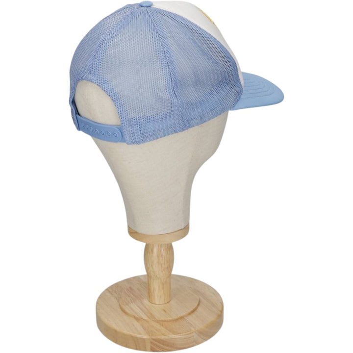 YUPOONG NYPD (New York City Police Department) Trucker Cap, Mesh Cap, One Size Fits All, Vintage polyester Blue type light blue Vintage Second Hand