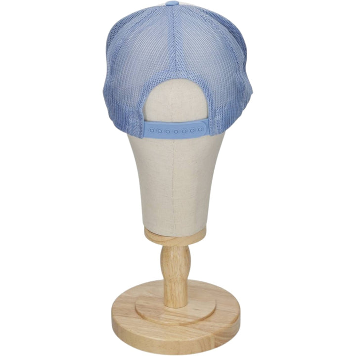 YUPOONG NYPD (New York City Police Department) Trucker Cap, Mesh Cap, One Size Fits All, Vintage polyester Blue type light blue Vintage Second Hand