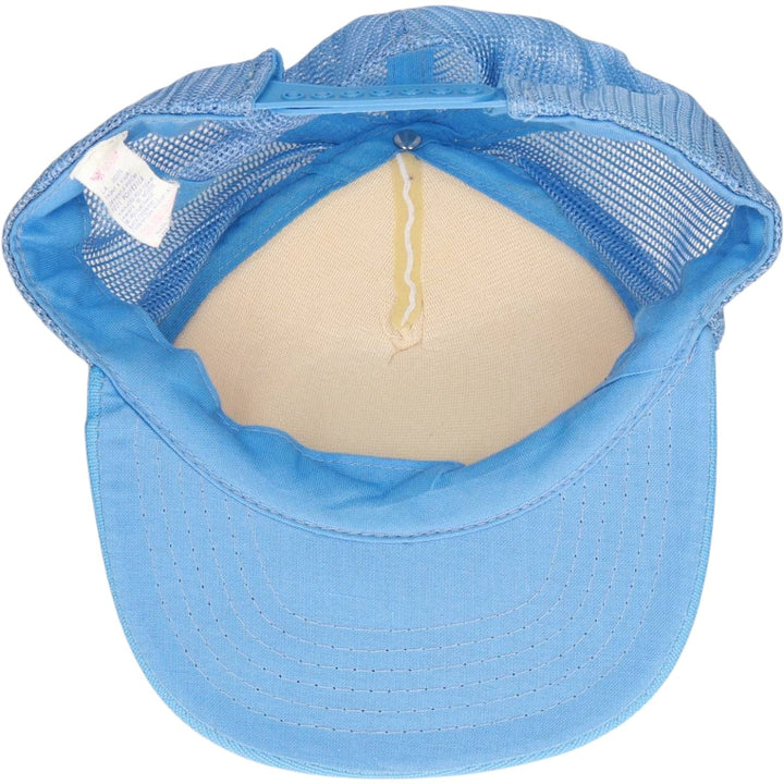 YUPOONG NYPD (New York City Police Department) Trucker Cap, Mesh Cap, One Size Fits All, Vintage polyester Blue type light blue Vintage Second Hand
