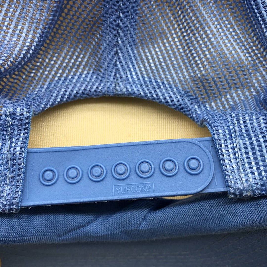YUPOONG NYPD (New York City Police Department) Trucker Cap, Mesh Cap, One Size Fits All, Vintage polyester Blue type light blue Vintage Second Hand