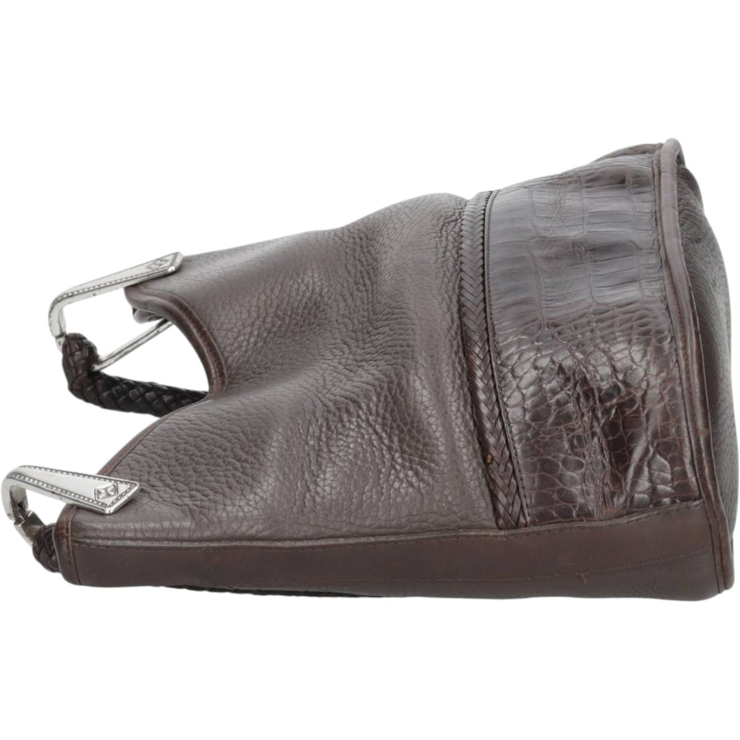 Brighton Shoulder Bag genuine leather black type Vintage Second Hand