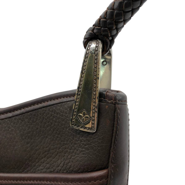 Brighton Shoulder Bag genuine leather black type Vintage Second Hand
