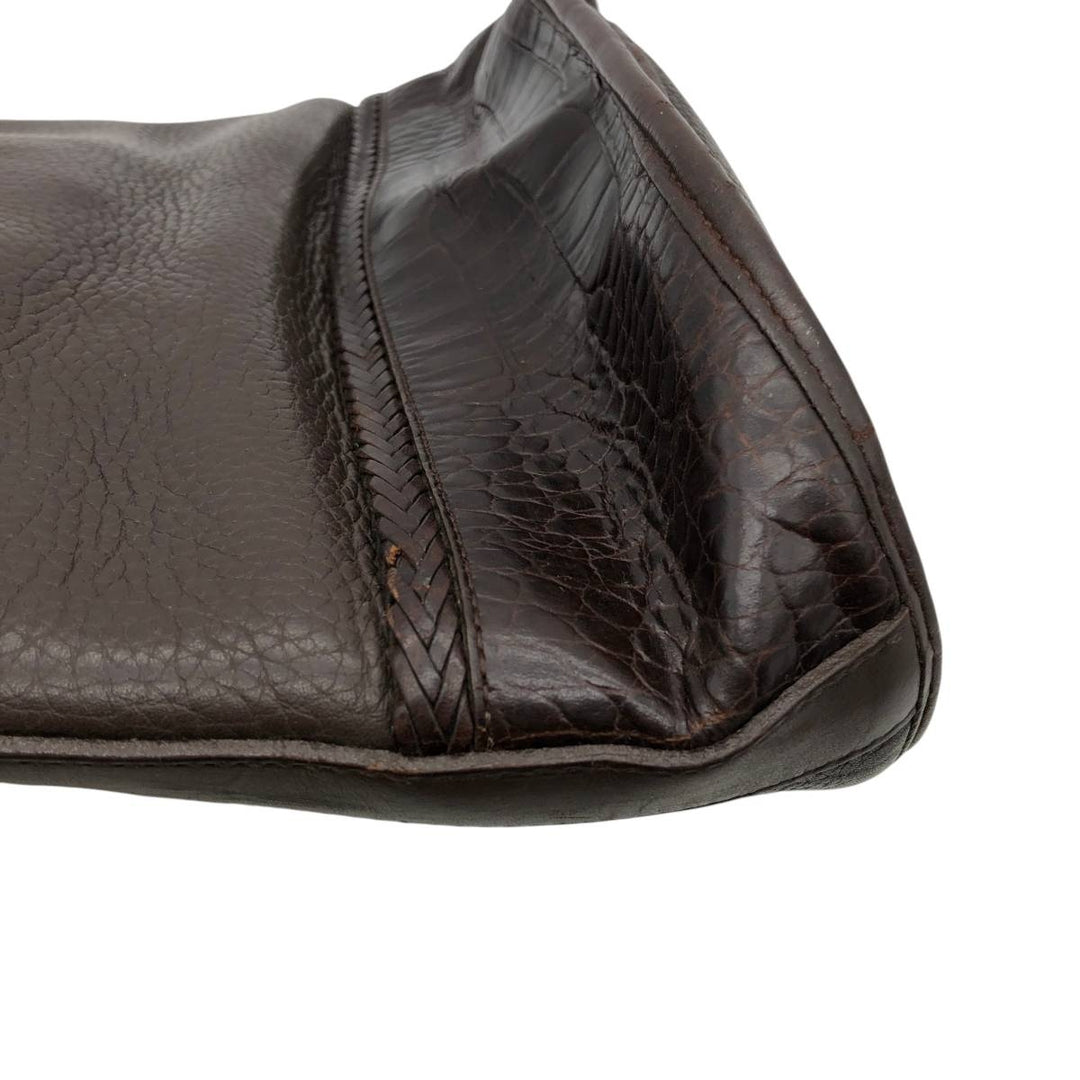 Brighton Shoulder Bag genuine leather black type Vintage Second Hand