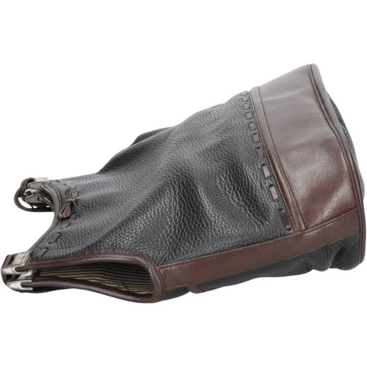Brighton Shoulder Bag genuine leather black type Vintage Second Hand