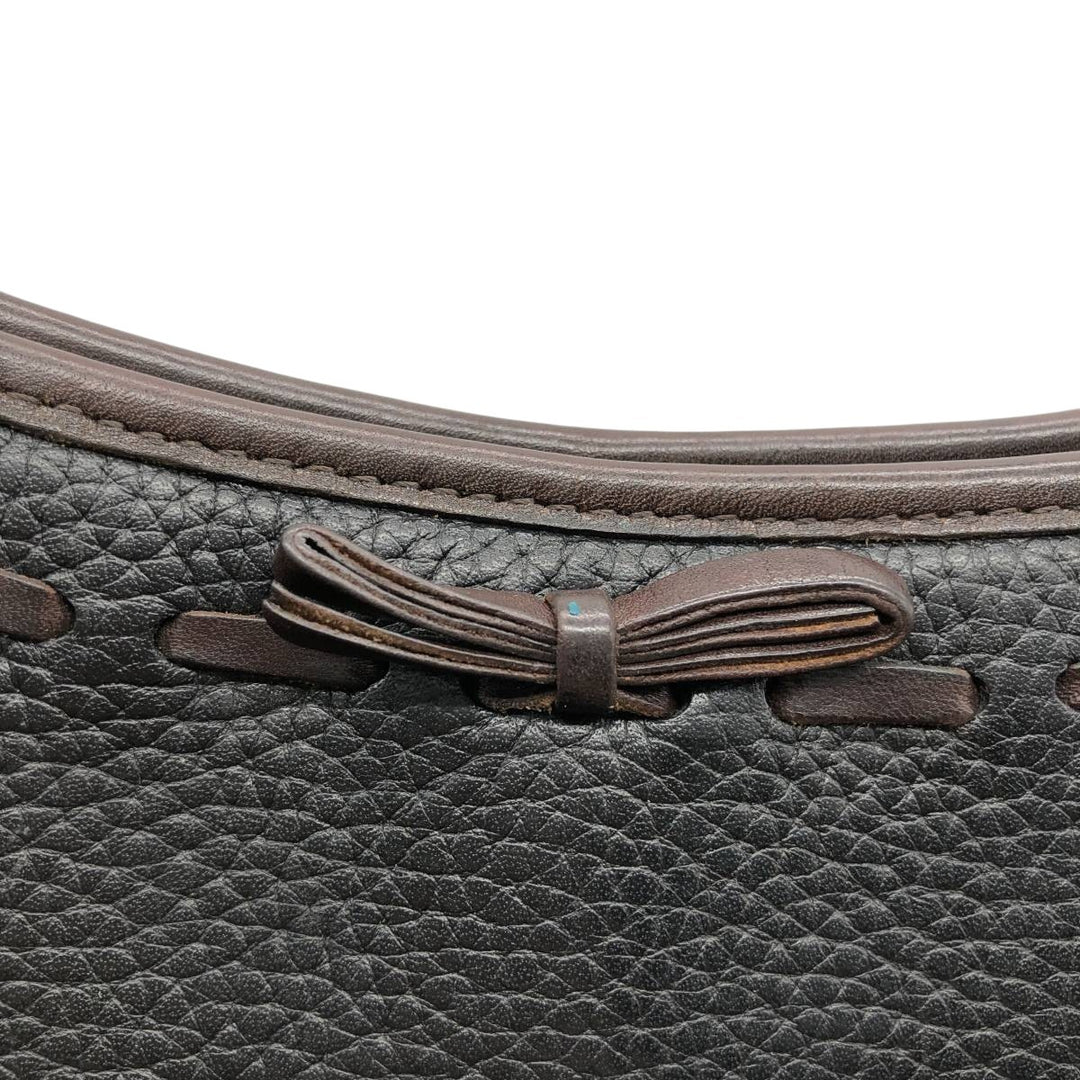 Brighton Shoulder Bag genuine leather black type Vintage Second Hand