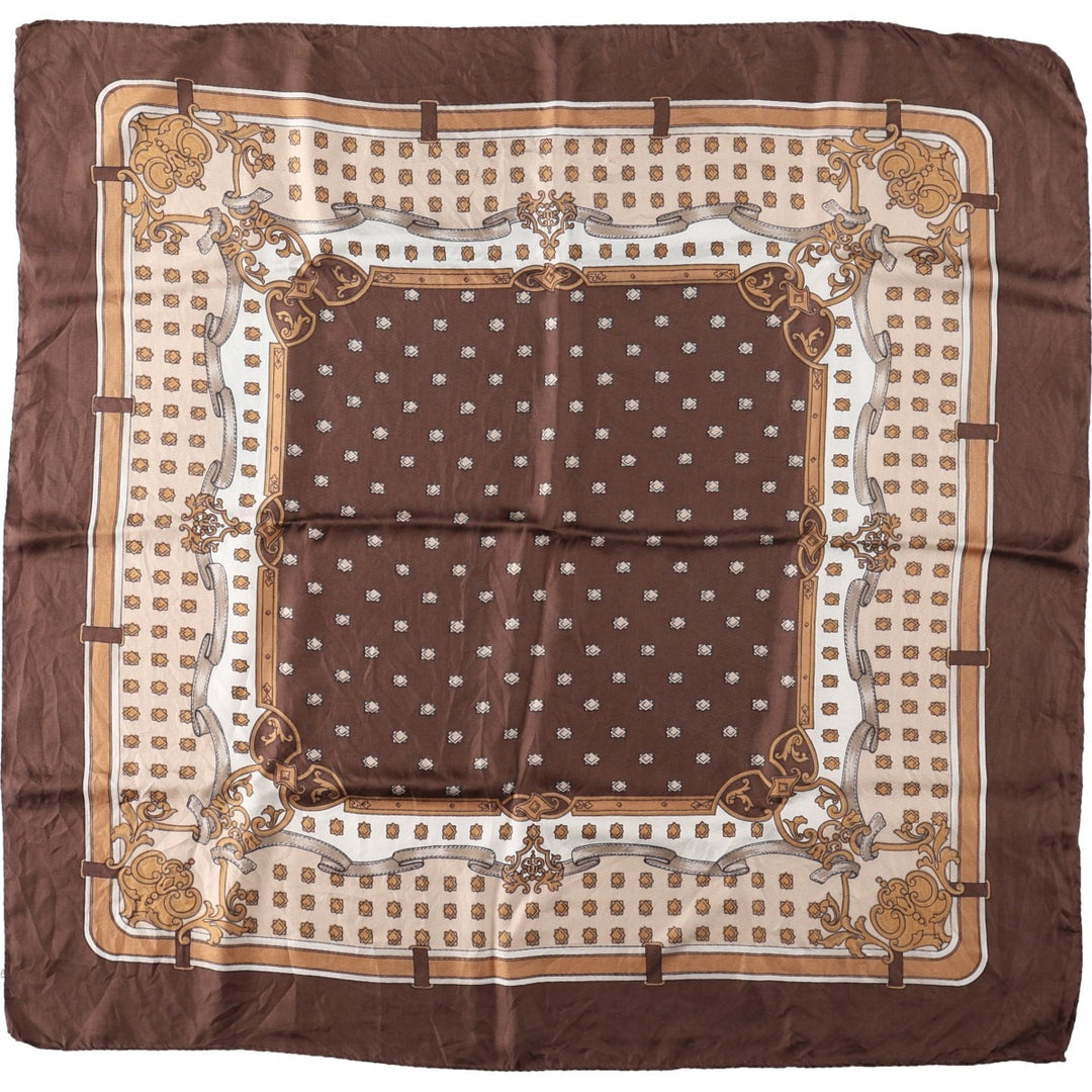 allover scarf unclear brown type Vintage Second Hand