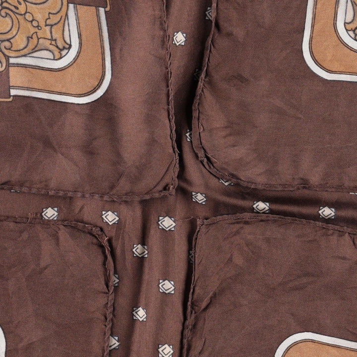allover scarf unclear brown type Vintage Second Hand