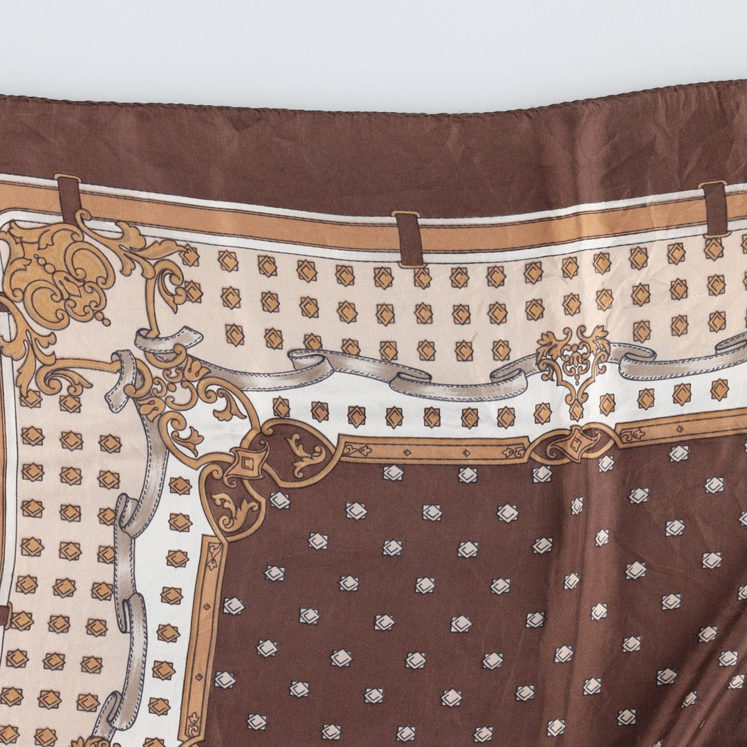 allover scarf unclear brown type Vintage Second Hand