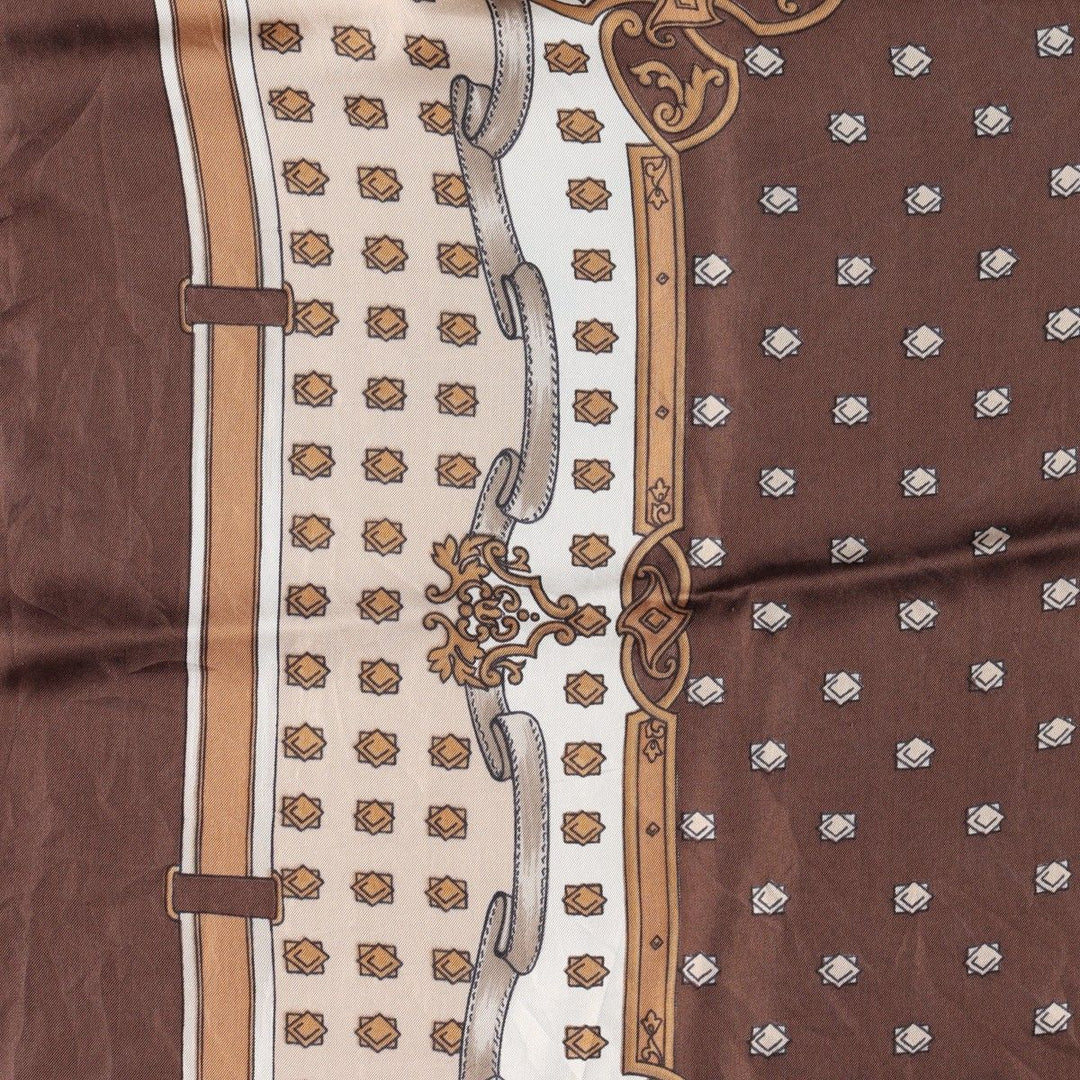allover scarf unclear brown type Vintage Second Hand