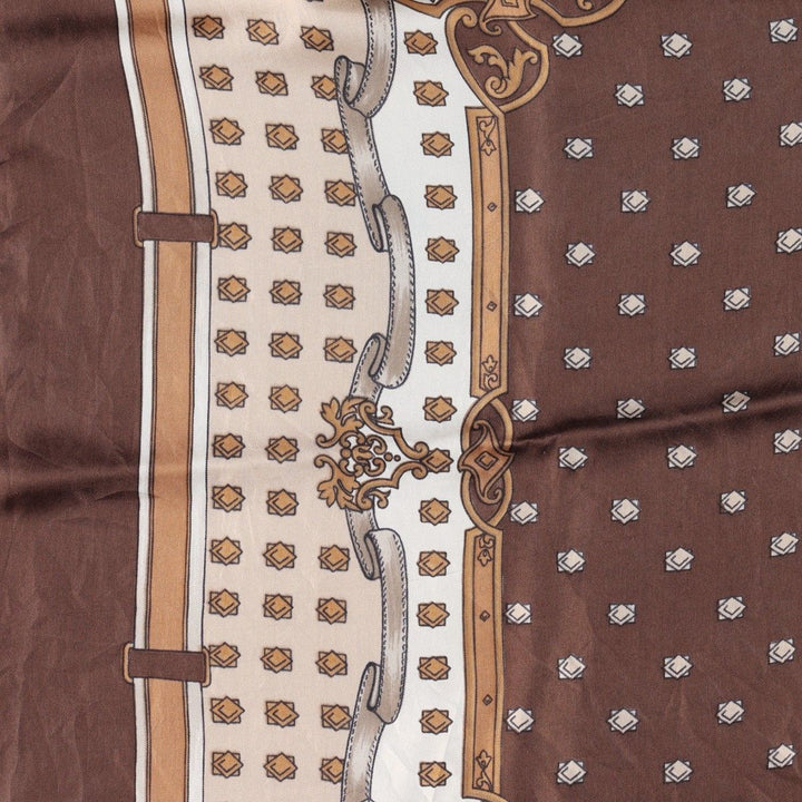 allover scarf unclear brown type Vintage Second Hand