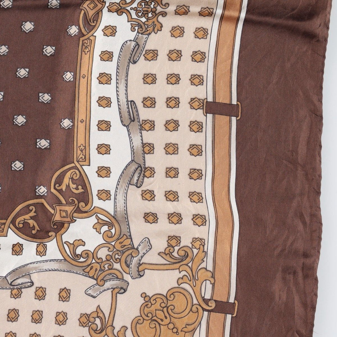 allover scarf unclear brown type Vintage Second Hand