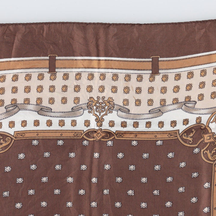 allover scarf unclear brown type Vintage Second Hand