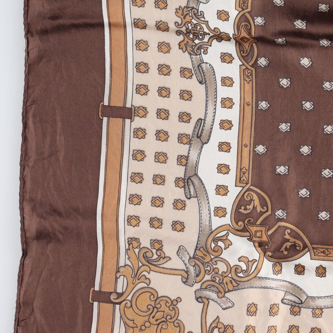 allover scarf unclear brown type Vintage Second Hand