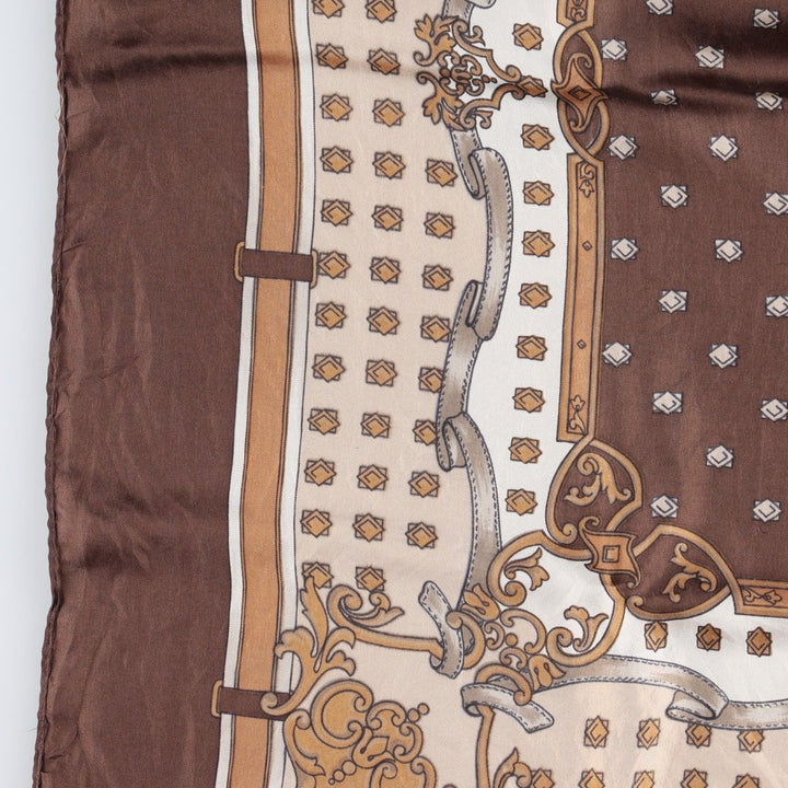 allover scarf unclear brown type Vintage Second Hand