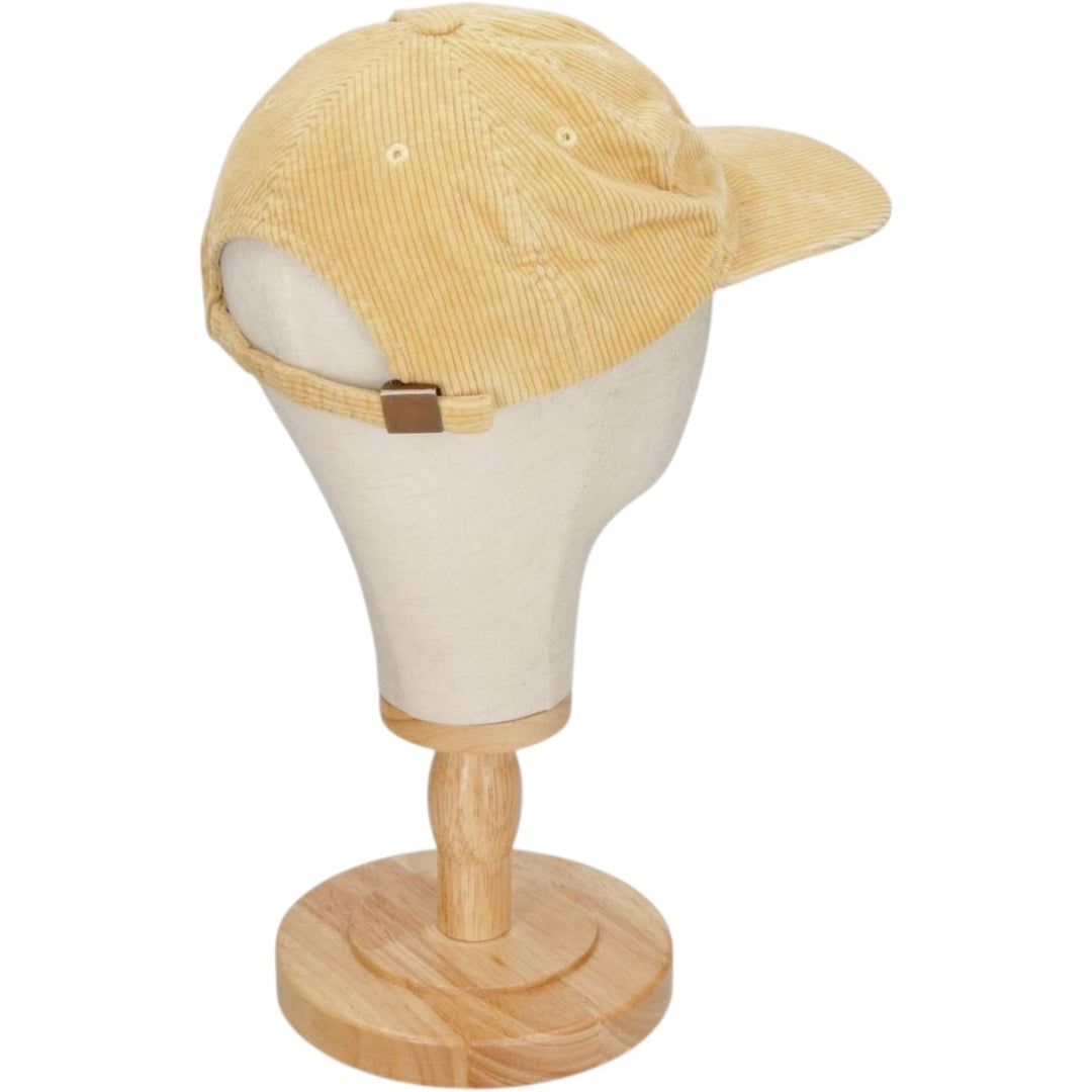 Ballantine's Wide-Wale Advertising Corduroy Cap (One Size Fits All) unclear Beige type Vintage Second Hand