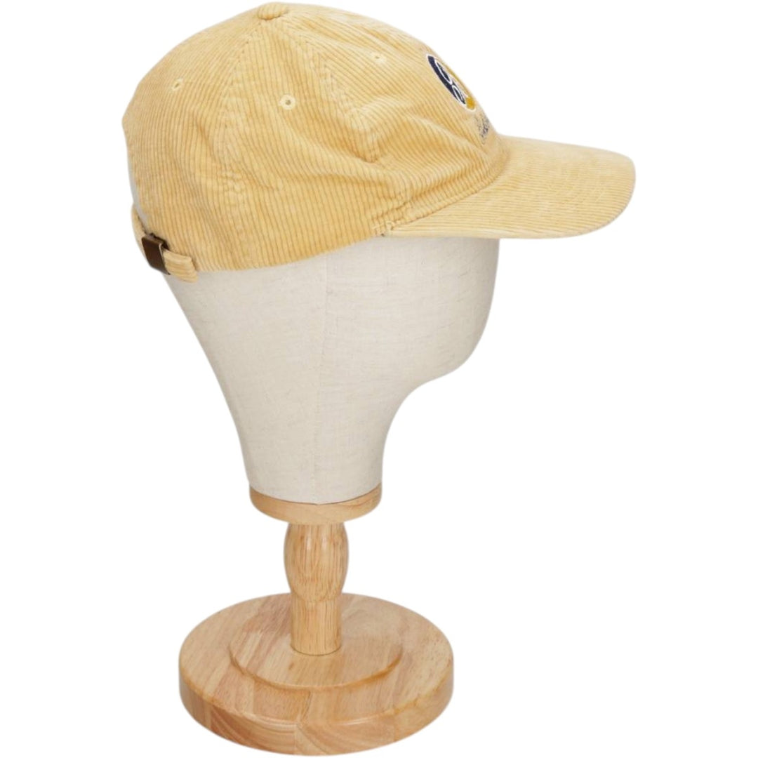 Ballantine's Wide-Wale Advertising Corduroy Cap (One Size Fits All) unclear Beige type Vintage Second Hand
