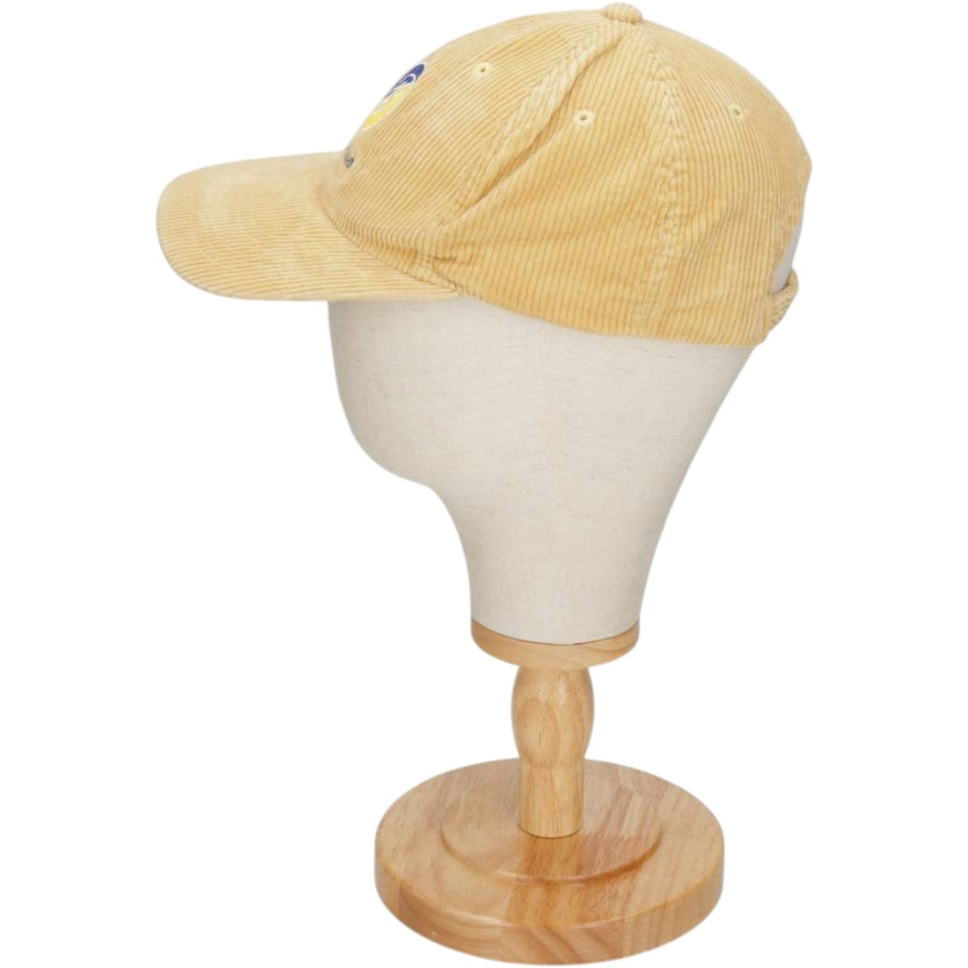 Ballantine's Wide-Wale Advertising Corduroy Cap (One Size Fits All) unclear Beige type Vintage Second Hand