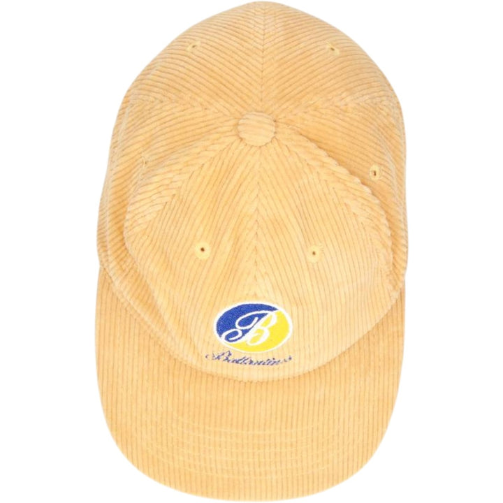Ballantine's Wide-Wale Advertising Corduroy Cap (One Size Fits All) unclear Beige type Vintage Second Hand