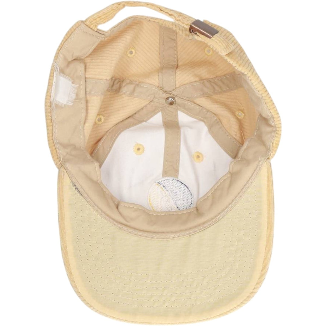 Ballantine's Wide-Wale Advertising Corduroy Cap (One Size Fits All) unclear Beige type Vintage Second Hand