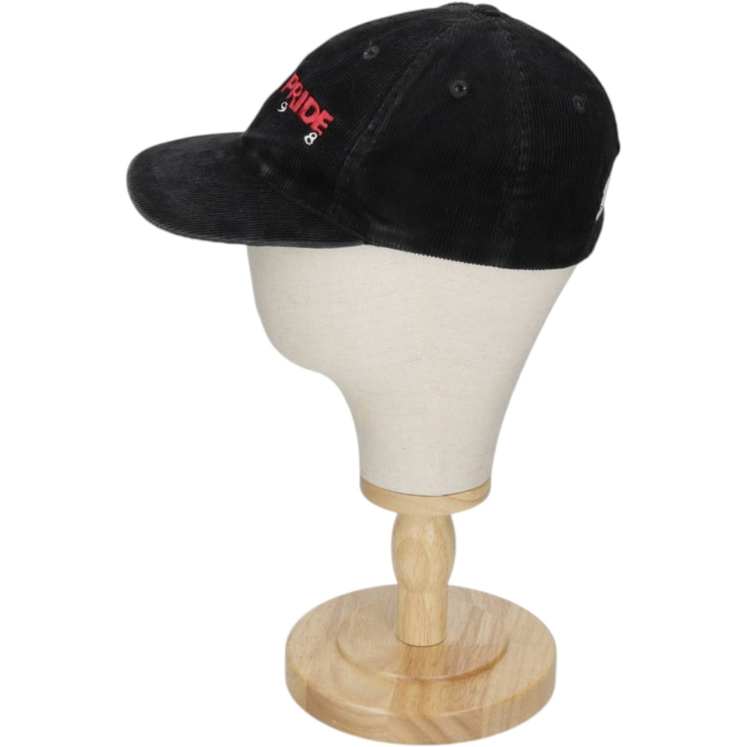 Vintage 90'S OTTO corduroy cap, one size fits all cotton black type Vintage Second Hand