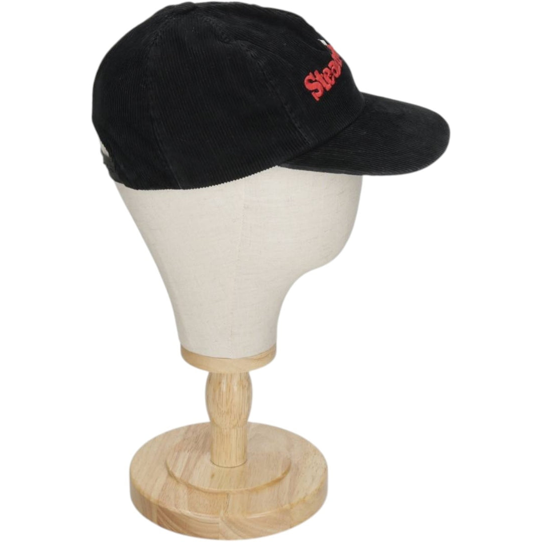 Ski Country Imports Steamboat Ski Resort Advertising Corduroy Cap (One Size Fits All) cotton black type Vintage Second Hand