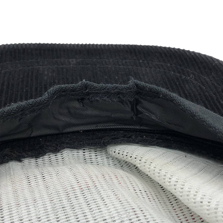 Ski Country Imports Steamboat Ski Resort Advertising Corduroy Cap (One Size Fits All) cotton black type Vintage Second Hand