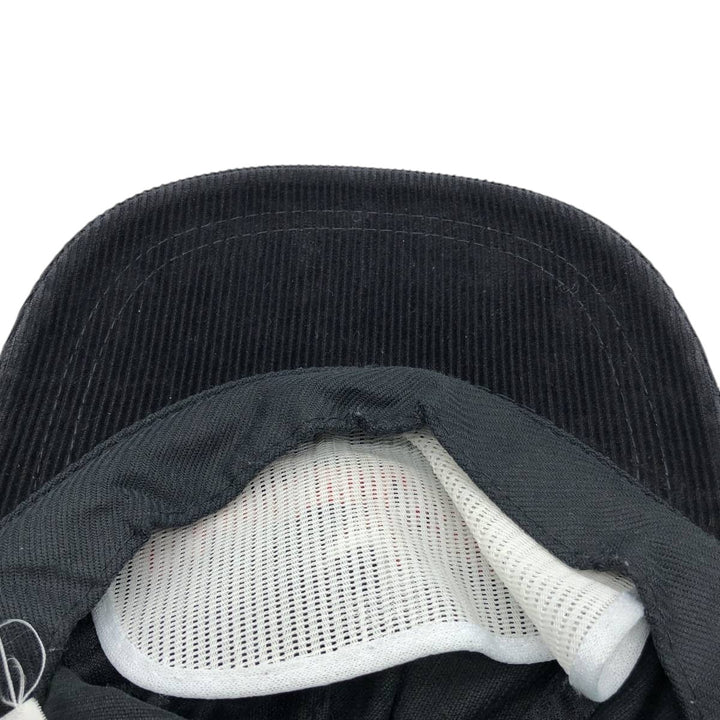 Ski Country Imports Steamboat Ski Resort Advertising Corduroy Cap (One Size Fits All) cotton black type Vintage Second Hand