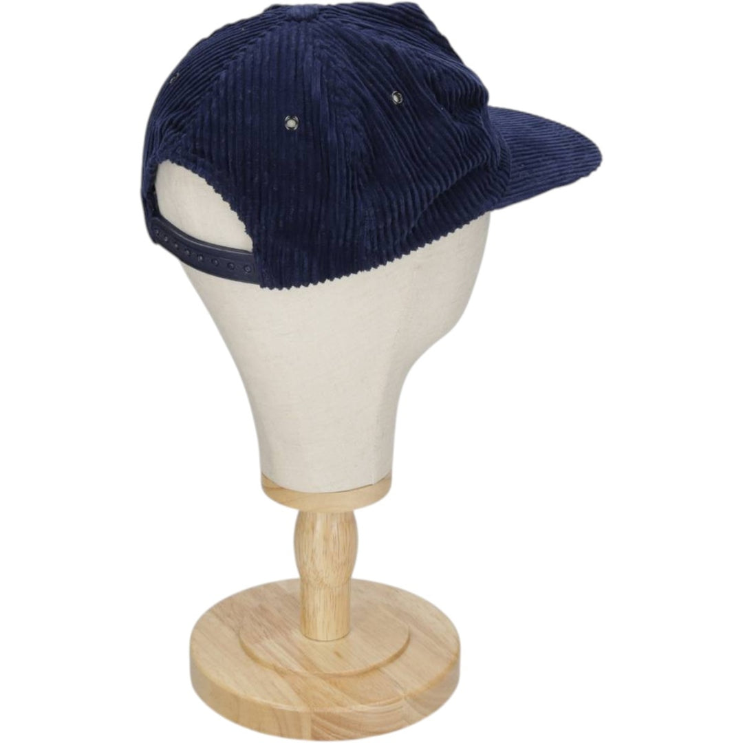 #1 Apparel BABCOCK&WILCOX Advertising Wide-Wale Corduroy Cap Made in Canada One Size Fits All cotton navy blue type Vintage Second Hand