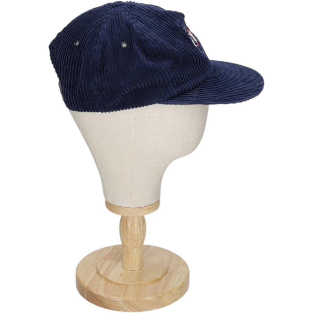 #1 Apparel BABCOCK&WILCOX Advertising Wide-Wale Corduroy Cap Made in Canada One Size Fits All cotton navy blue type Vintage Second Hand