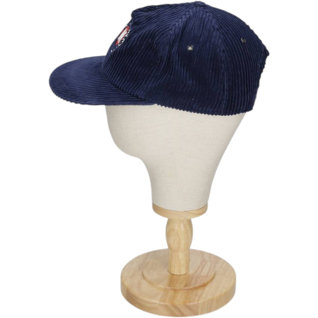 #1 Apparel BABCOCK&WILCOX Advertising Wide-Wale Corduroy Cap Made in Canada One Size Fits All cotton navy blue type Vintage Second Hand