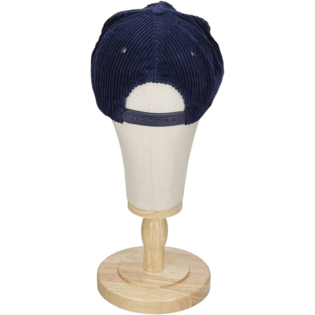 #1 Apparel BABCOCK&WILCOX Advertising Wide-Wale Corduroy Cap Made in Canada One Size Fits All cotton navy blue type Vintage Second Hand