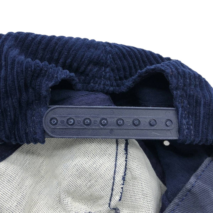 #1 Apparel BABCOCK&WILCOX Advertising Wide-Wale Corduroy Cap Made in Canada One Size Fits All cotton navy blue type Vintage Second Hand