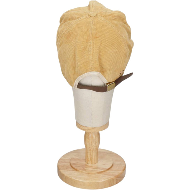 Eagle Pattern Corduroy Cap, Made in USA, One Size Fits All, Vintage unclear Beige type Vintage Second Hand