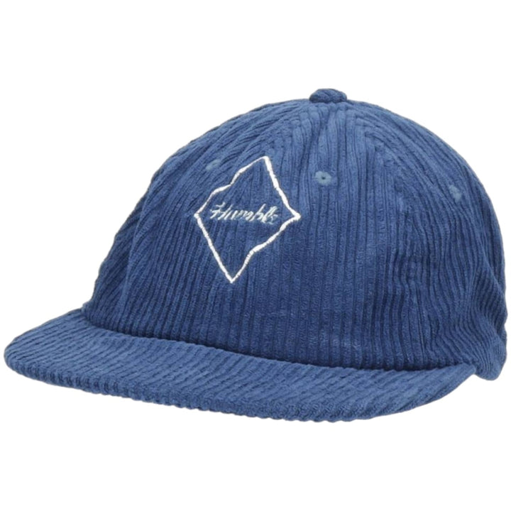 Sir Daniel Del Sol Records Wide-Wale Corduroy Cap (One Size Fits All) unclear navy blue type Vintage Second Hand
