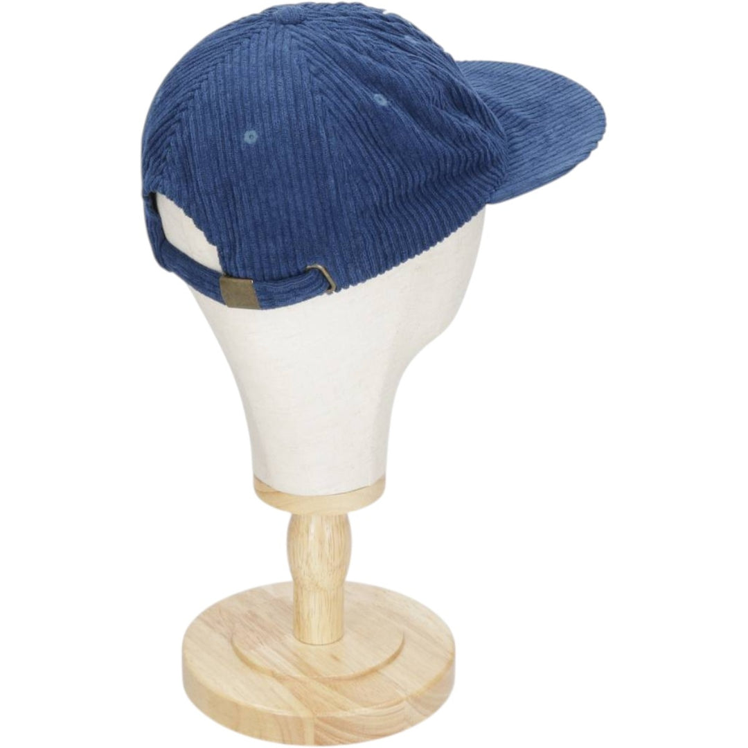 Sir Daniel Del Sol Records Wide-Wale Corduroy Cap (One Size Fits All) unclear navy blue type Vintage Second Hand