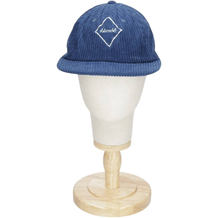 Sir Daniel Del Sol Records Wide-Wale Corduroy Cap (One Size Fits All) unclear navy blue type Vintage Second Hand