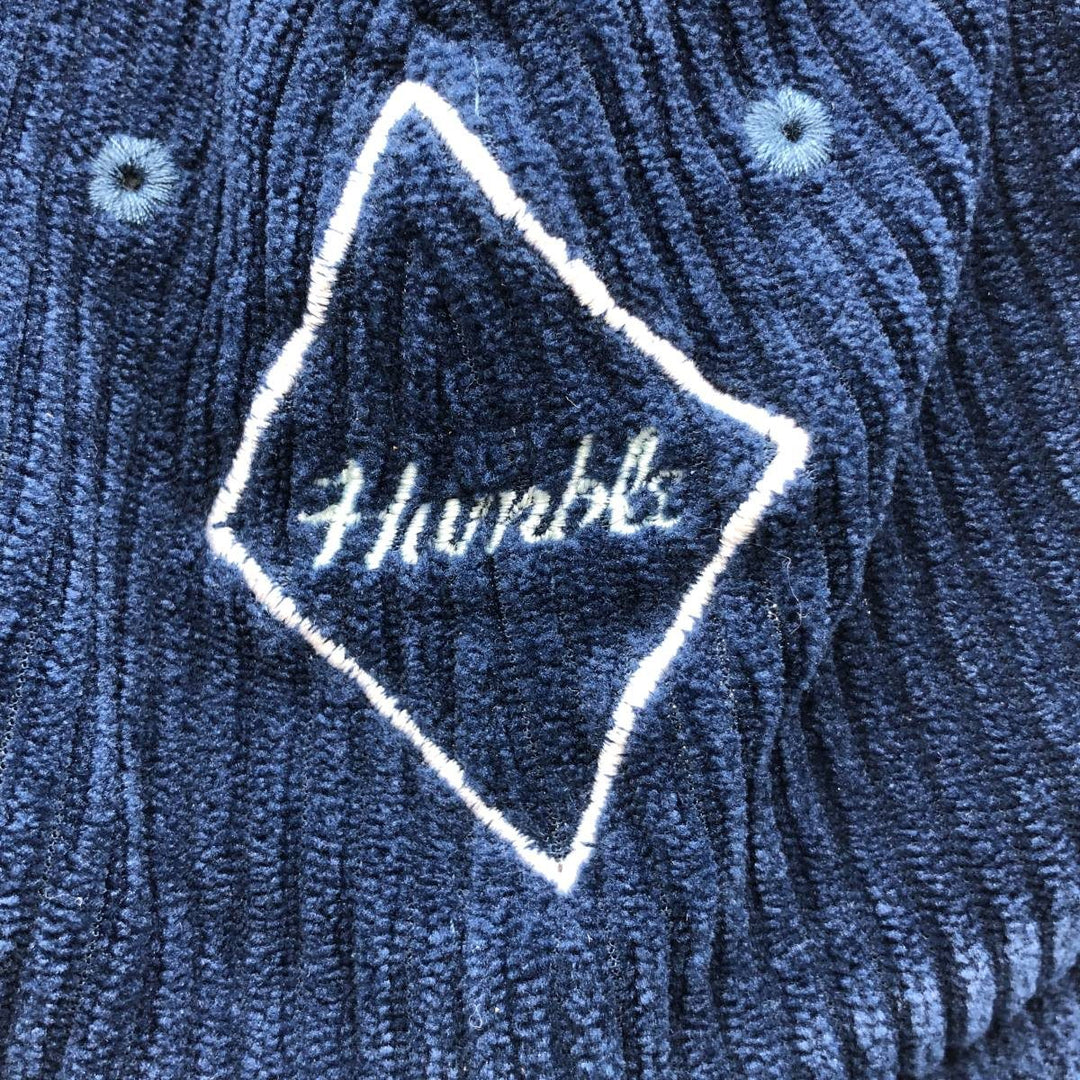 Sir Daniel Del Sol Records Wide-Wale Corduroy Cap (One Size Fits All) unclear navy blue type Vintage Second Hand